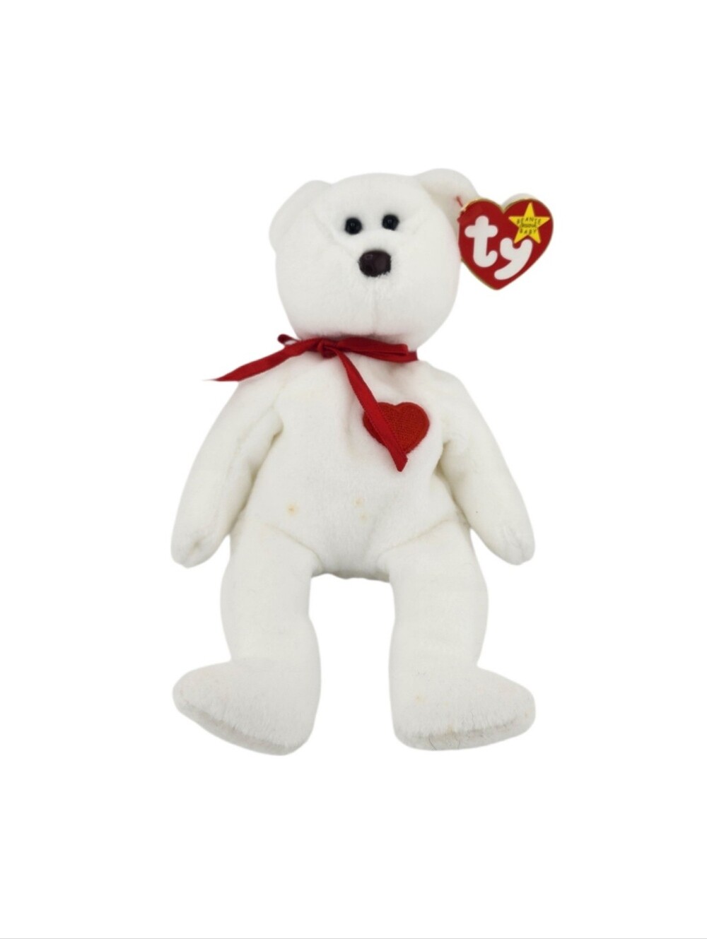 Ty Beanie Baby "VALENTINO" The Bear - NWT